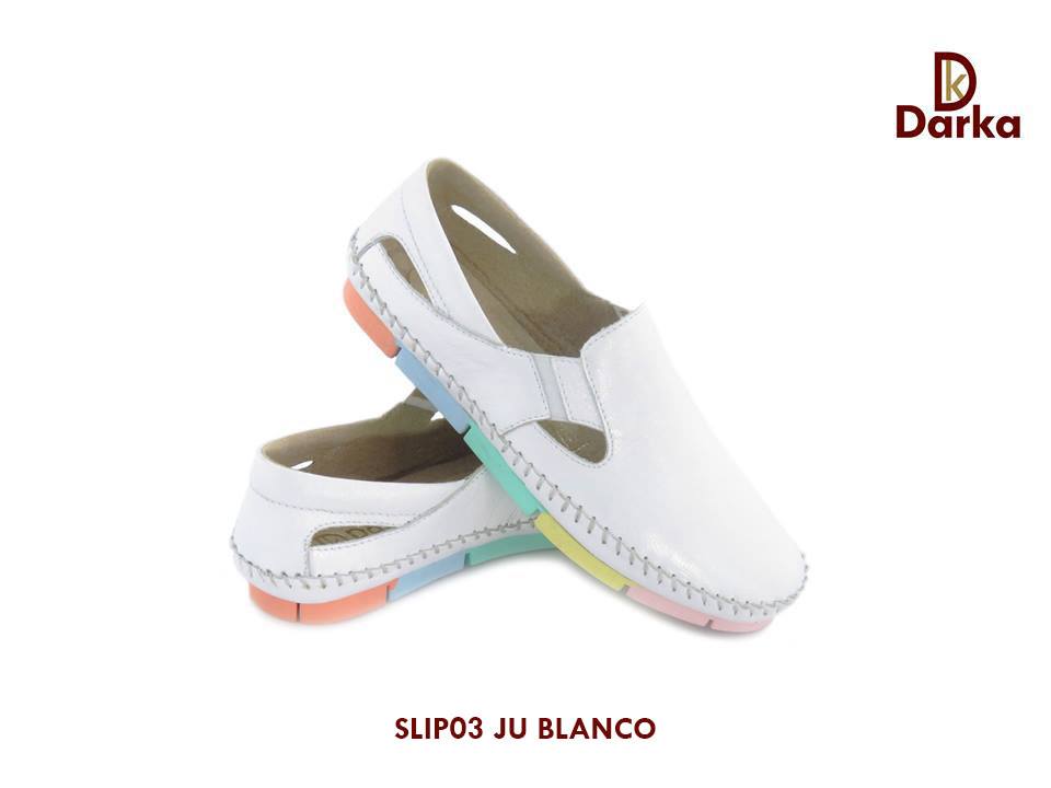 SLIP03 JU CLC BLANCO  Baleta