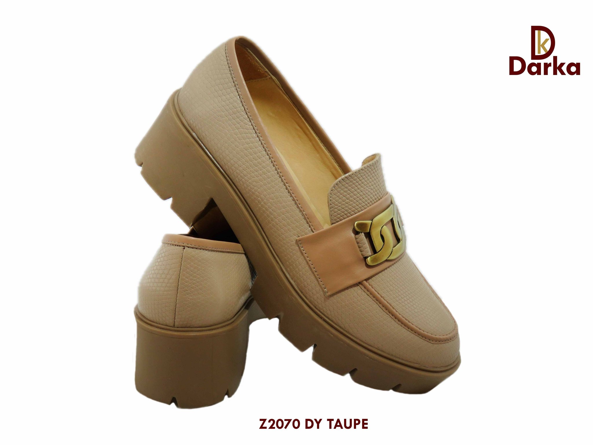 Z2070 DY CLC TAUPE  Mocasin